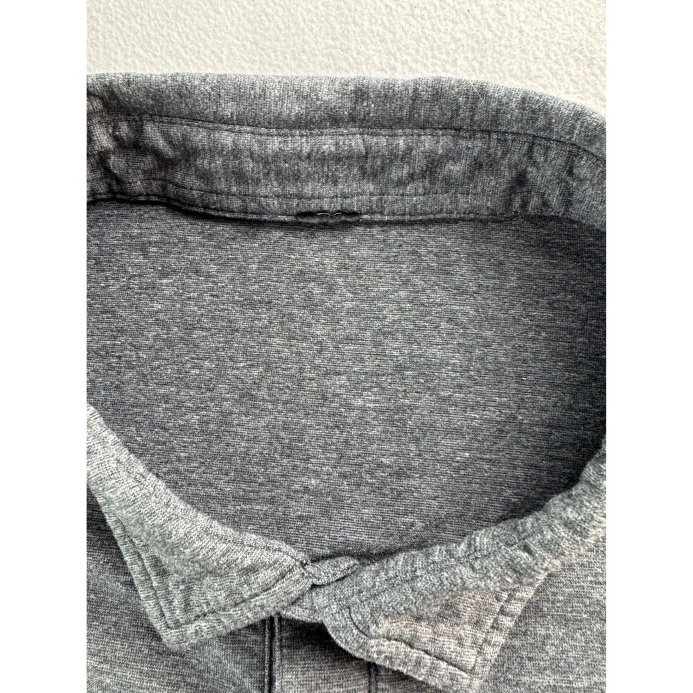 Lululemon Mens Grey Short Sleeve Polo Shirt Size XL Slim Modern Wicking‎ Light - Picture 3 of 16